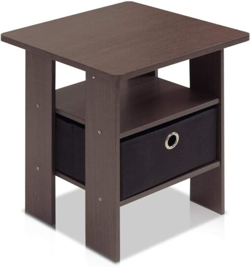 Table Bedroom Side Stool in Lag