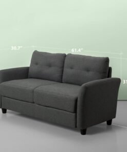 Upholstered 62.2 Inch Sofa Couch Loveseat Abuja