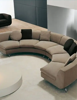 CURVED SECTIONAL SOFA